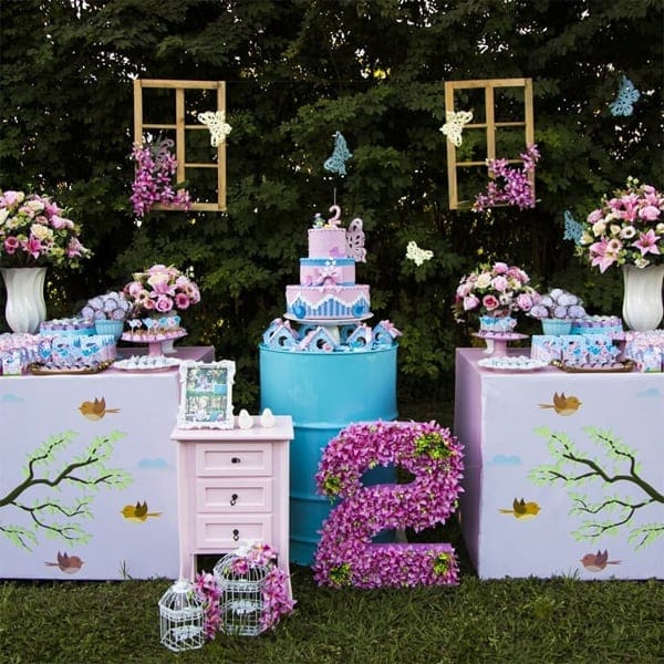 decoração festa infantil jardim encantado
