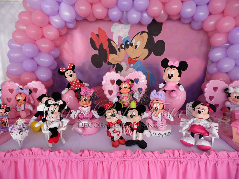 como fazer centro de mesa minnie diy passo a passo