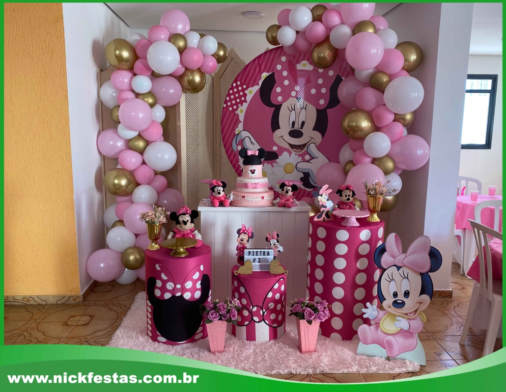 decoração festa infantil minnie