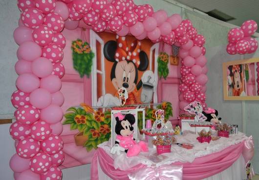decoração minnie vermelha vs minnie rosa qual escolher