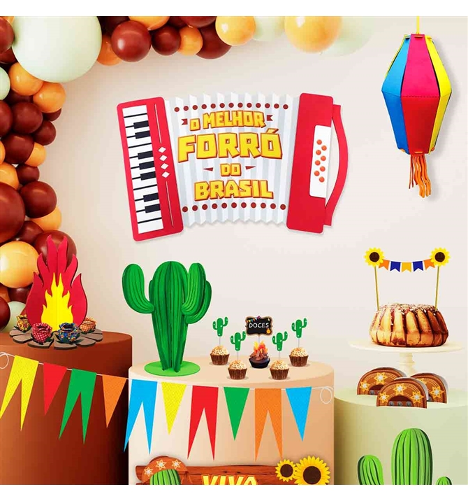 decoração festa junina eva