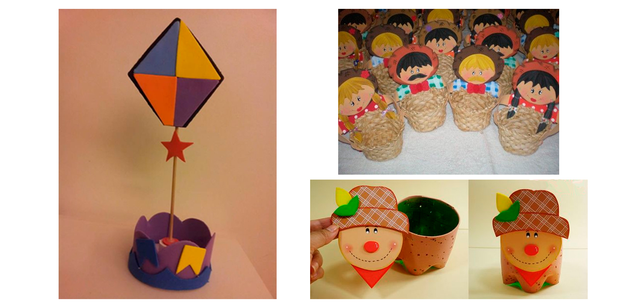 Festa Junina Sustentável: Ideias de Decoração com EVA e Materiais Reciclados