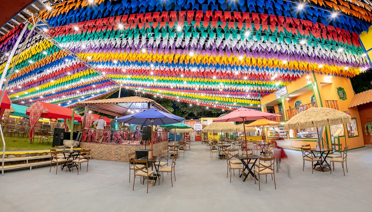decoração de quintal para festa junina 2026