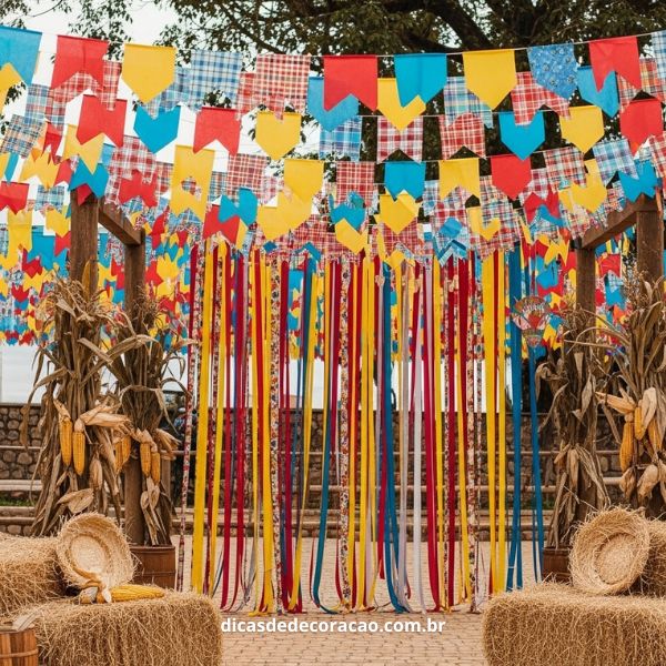 ideias de decoração festa junina no sítio simples
