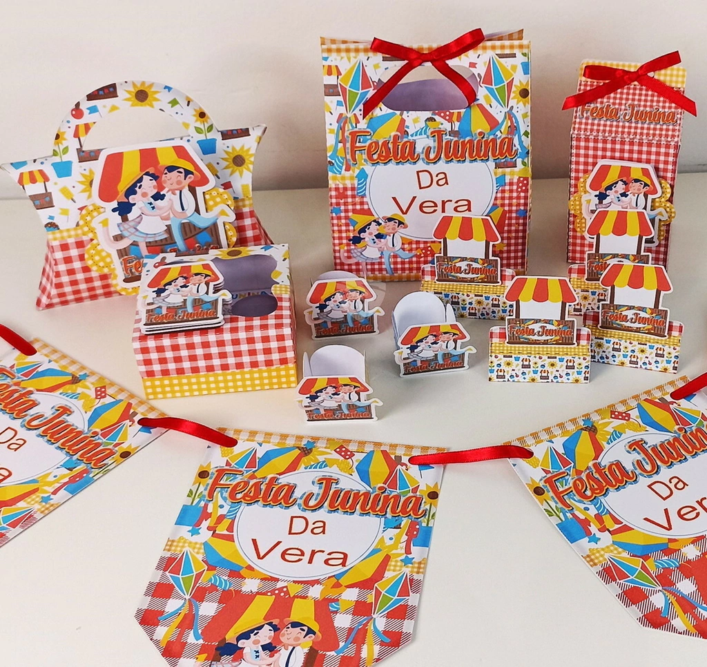 Crie seu Próprio Painel de Festa Junina com Moldes Imprimíveis