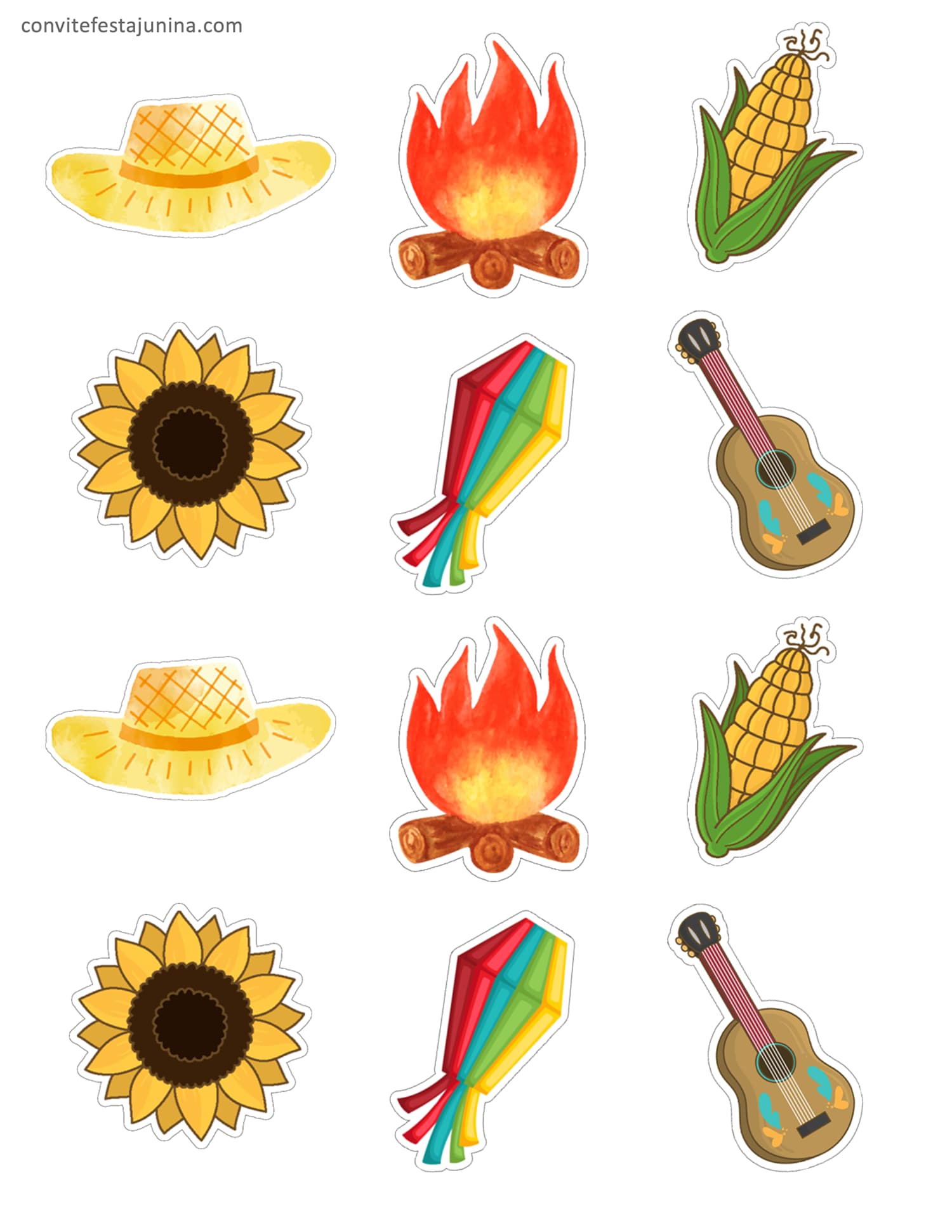 Plaquinhas Divertidas para Fotos de Festa Junina: Modelos Grátis