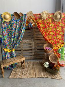 ideias criativas decoração festa junina posto de saude