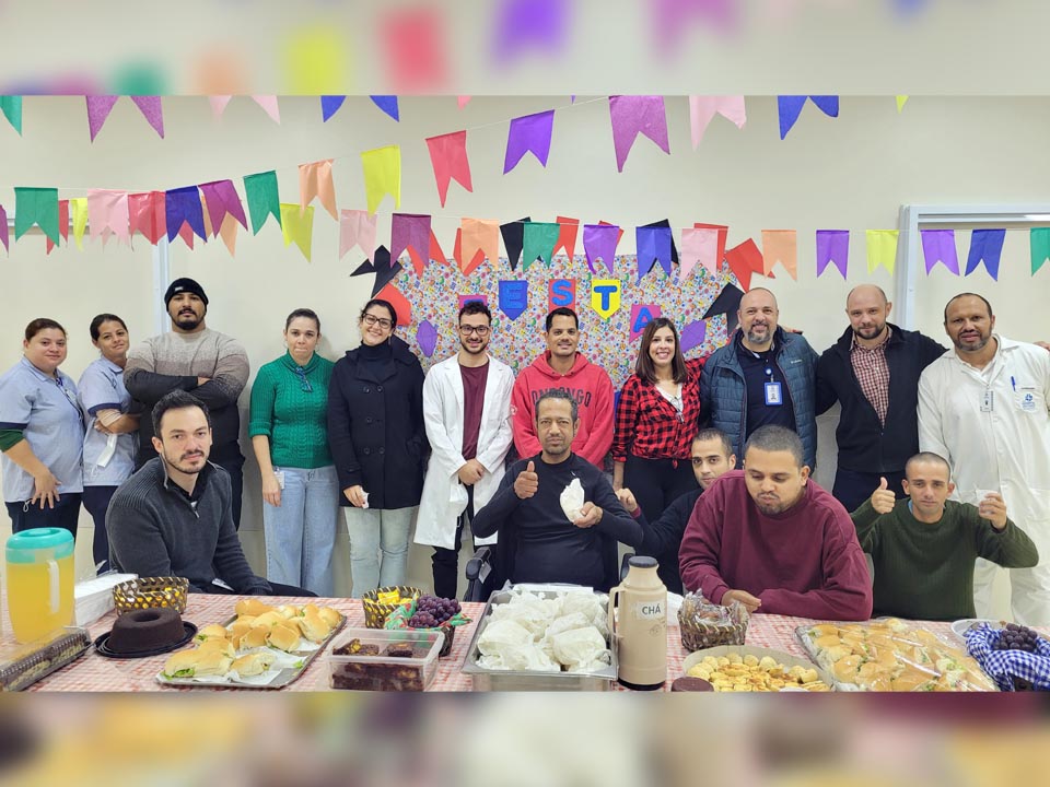 decoracao festa junina posto de saude x clinica