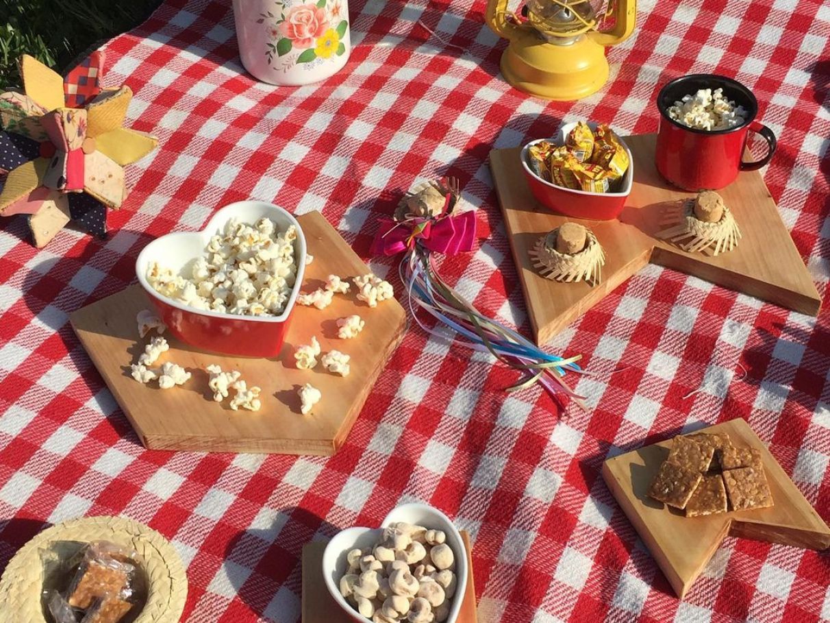 decoracao festa junina posto de saude barata