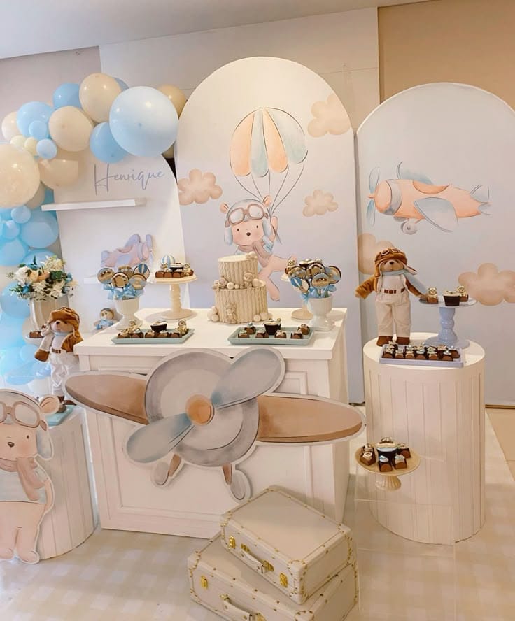 decoração festa menino 1 ano