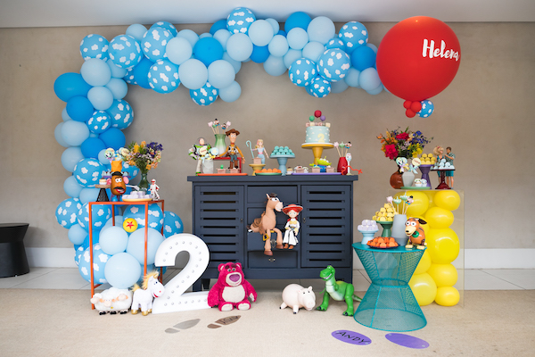 decoração festa toy story pronta ou diy qual melhor