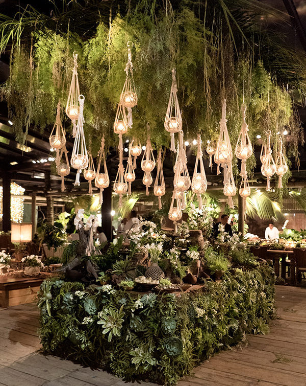 ideias criativas decoracao festa verde