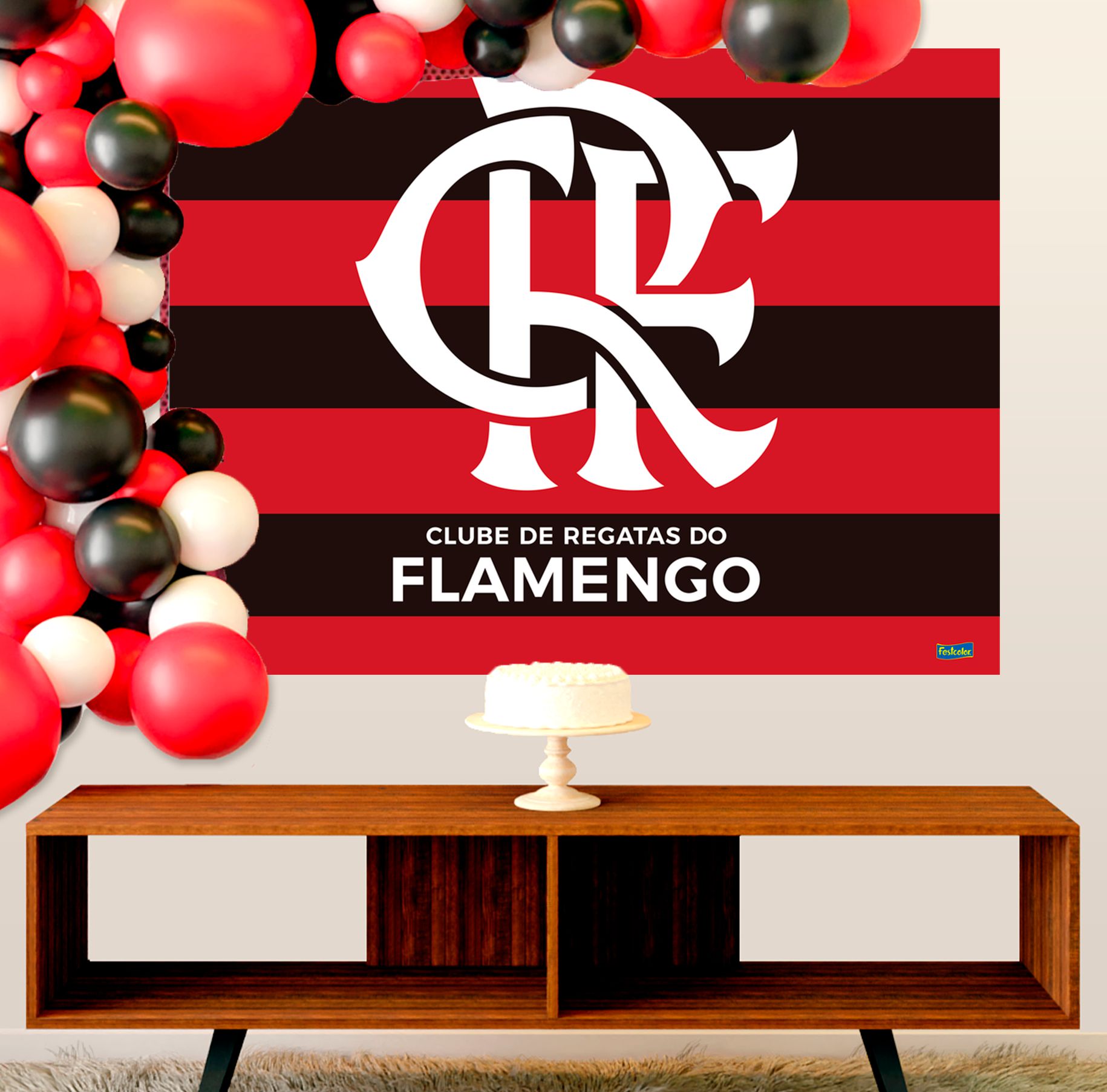 decoração flamengo