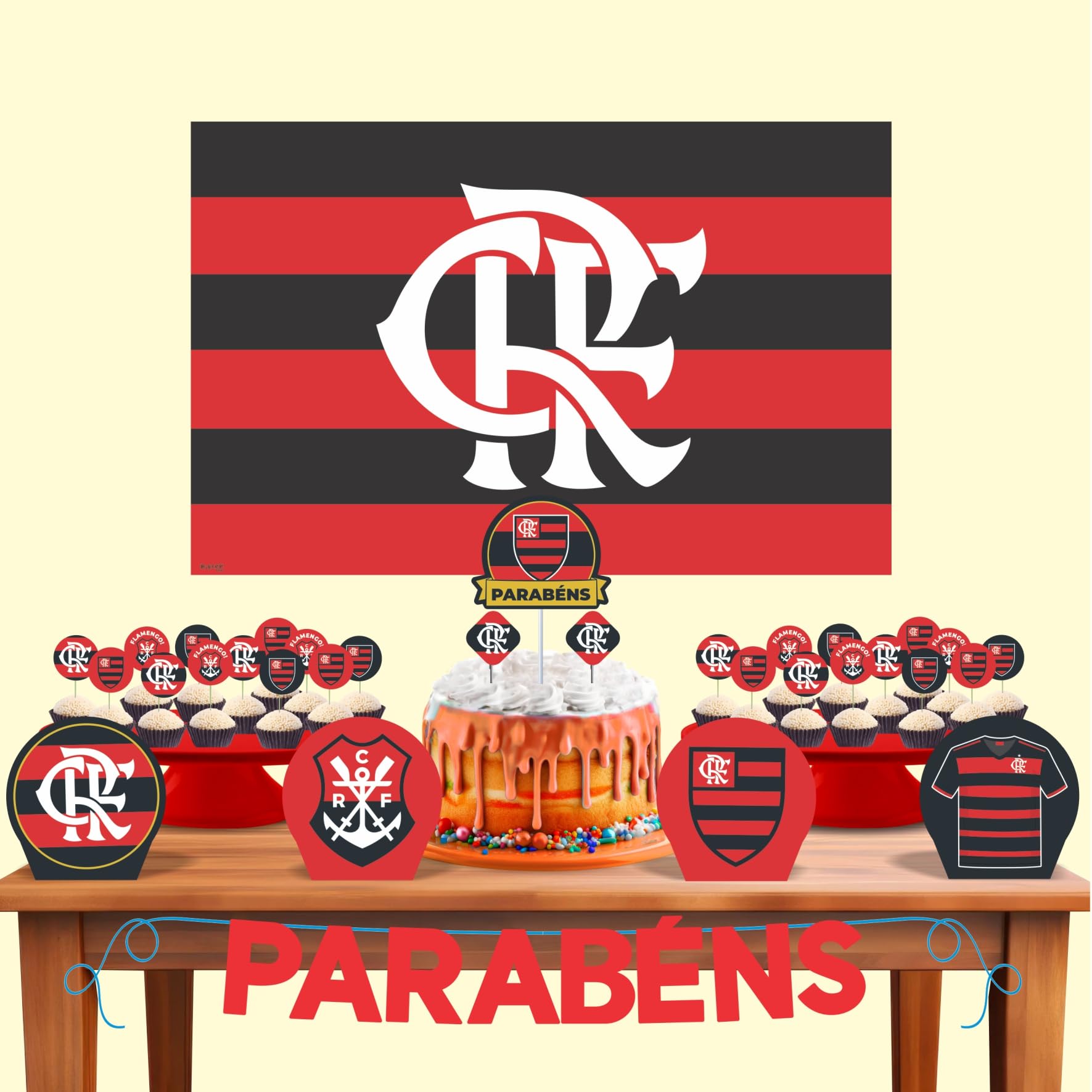 decoração flamengo