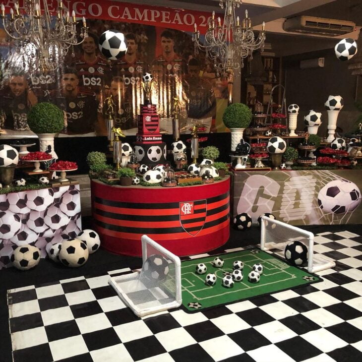decoração flamengo