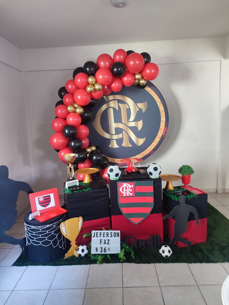 decoração flamengo