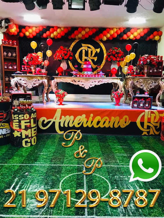 decoração flamengo