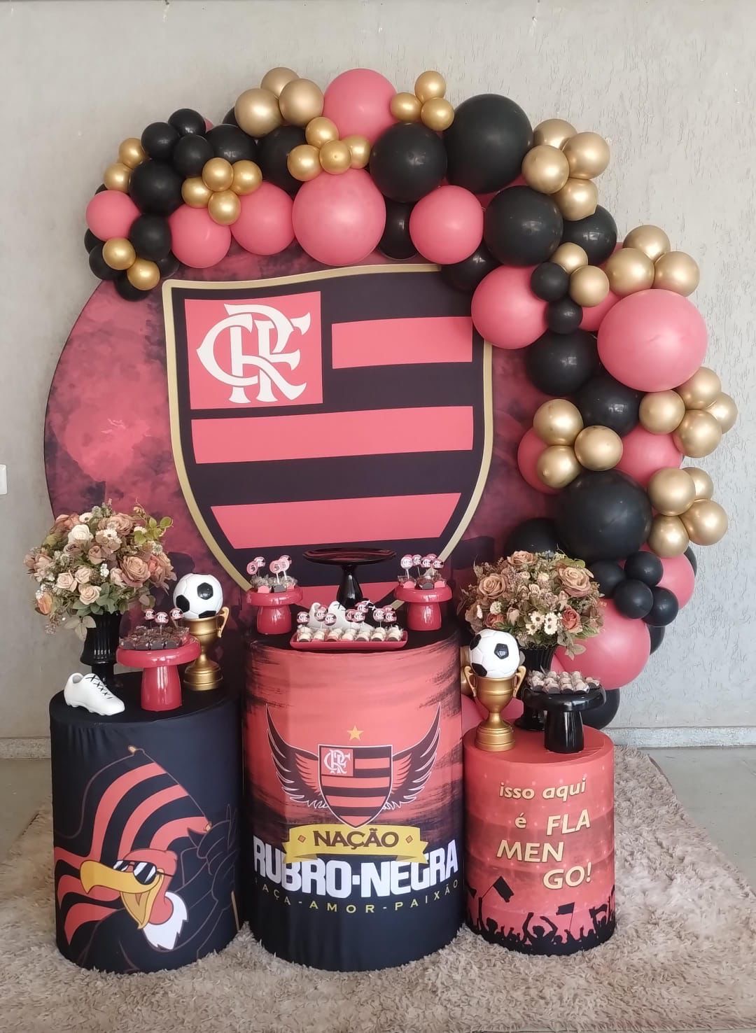 decoração flamengo