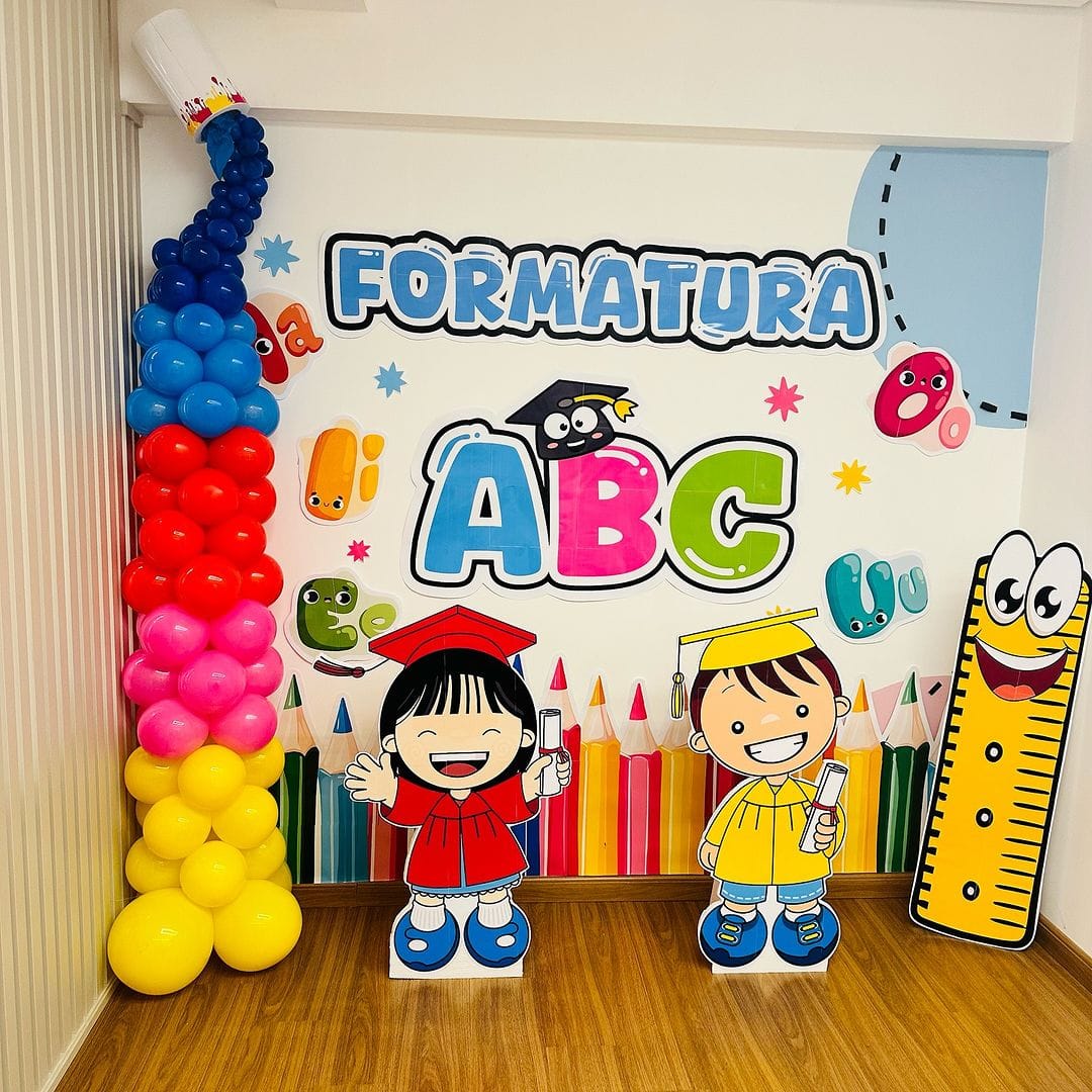 quanto custa decoração formatura abc infantil