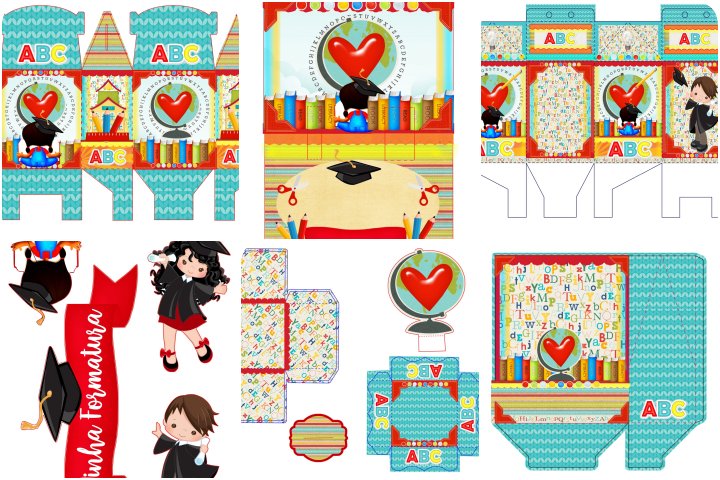 ideias criativas decoração formatura abc infantil