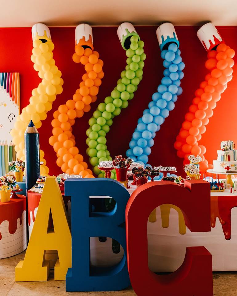 quanto custa decoração formatura abc infantil