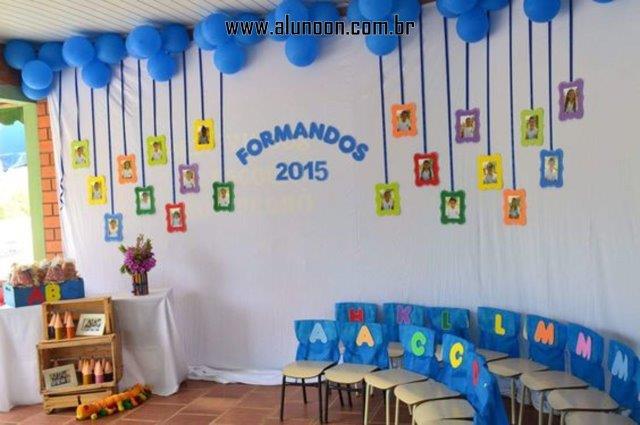decoração formatura infantil