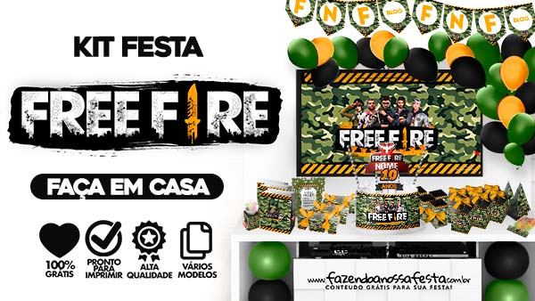 decoração free fire para imprimir