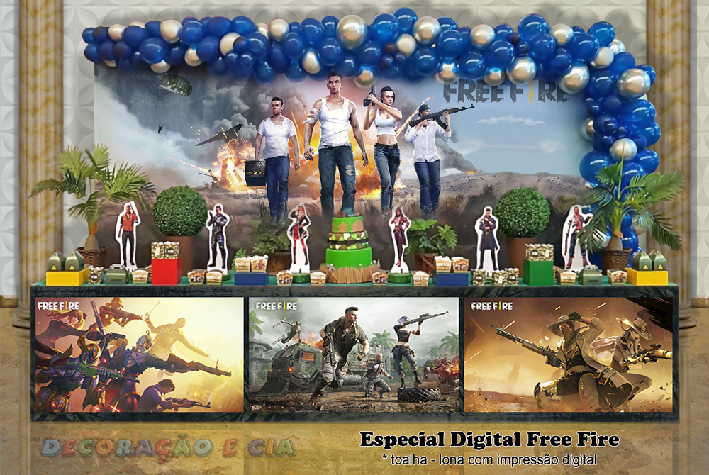 quanto custa fazer decoração free fire para imprimir