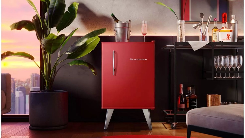 frigobar embutido versus frigobar retrô qual escolher