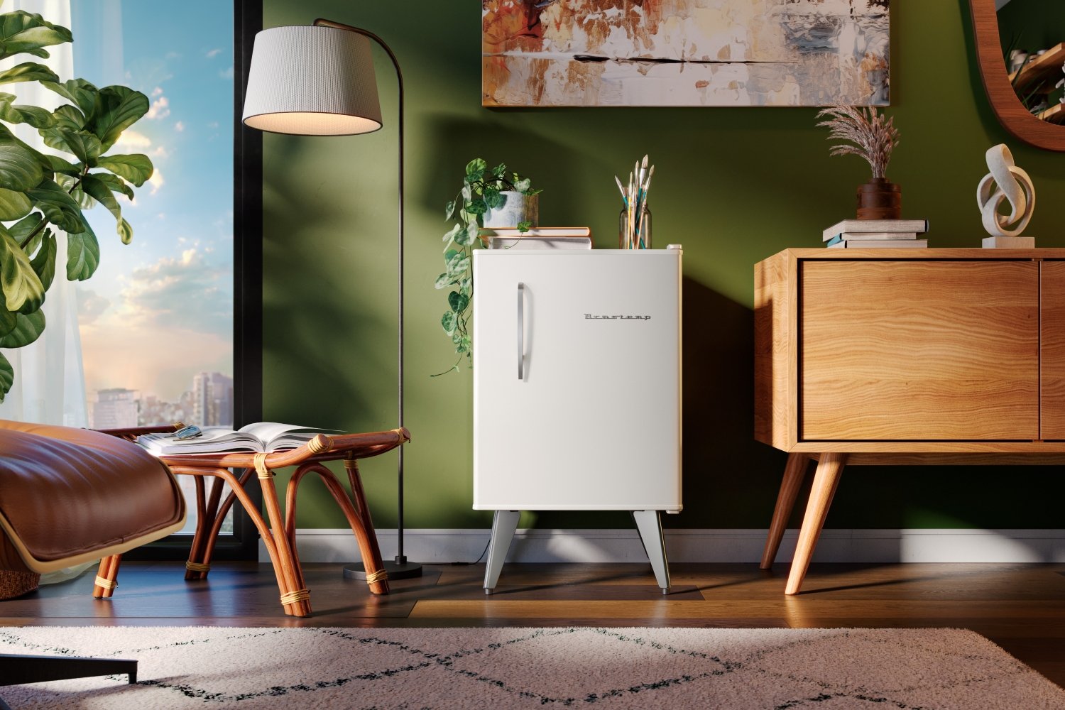 erros comuns ao posicionar frigobar na sala