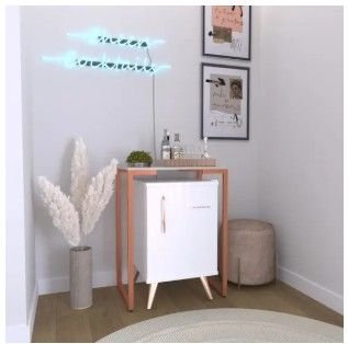 ideias criativas para decorar frigobar na sala