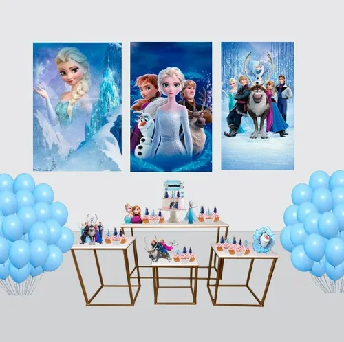 ideias criativas decoração frozen 2 simples