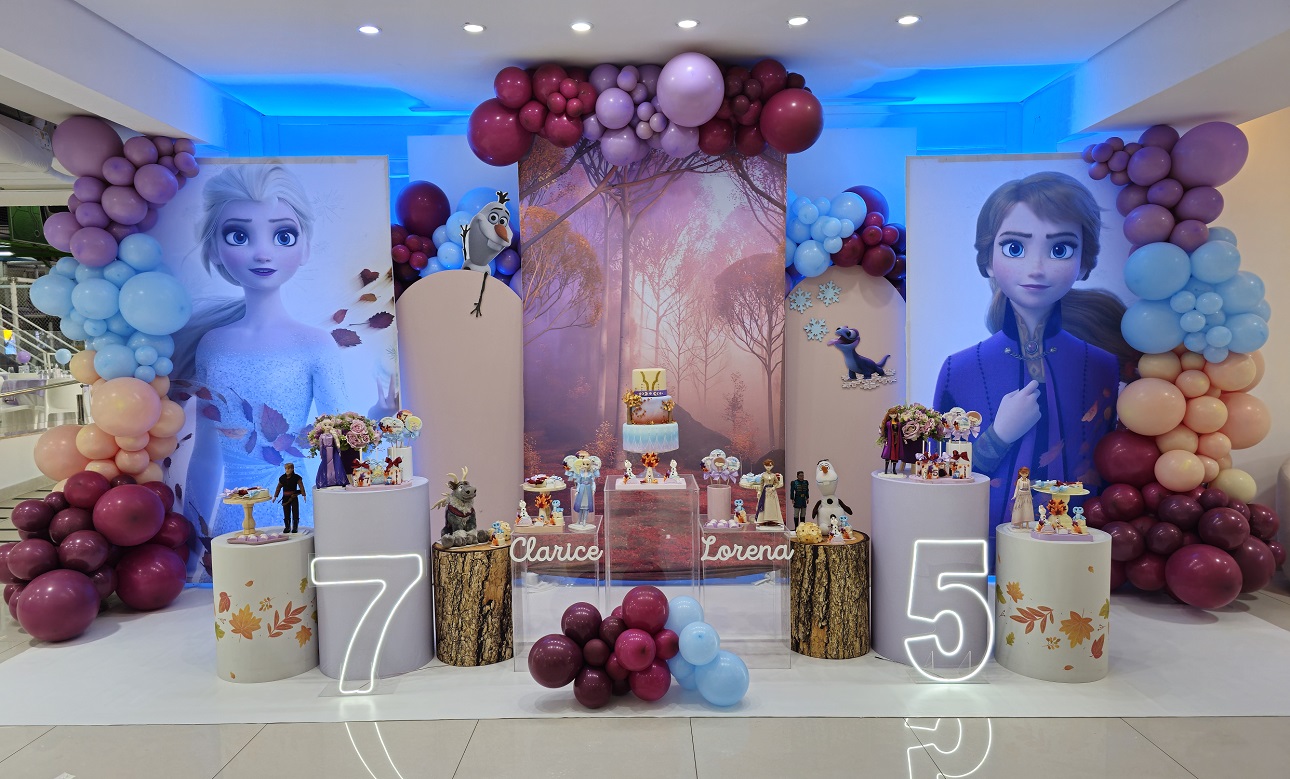 ideias criativas decoração frozen 2 simples