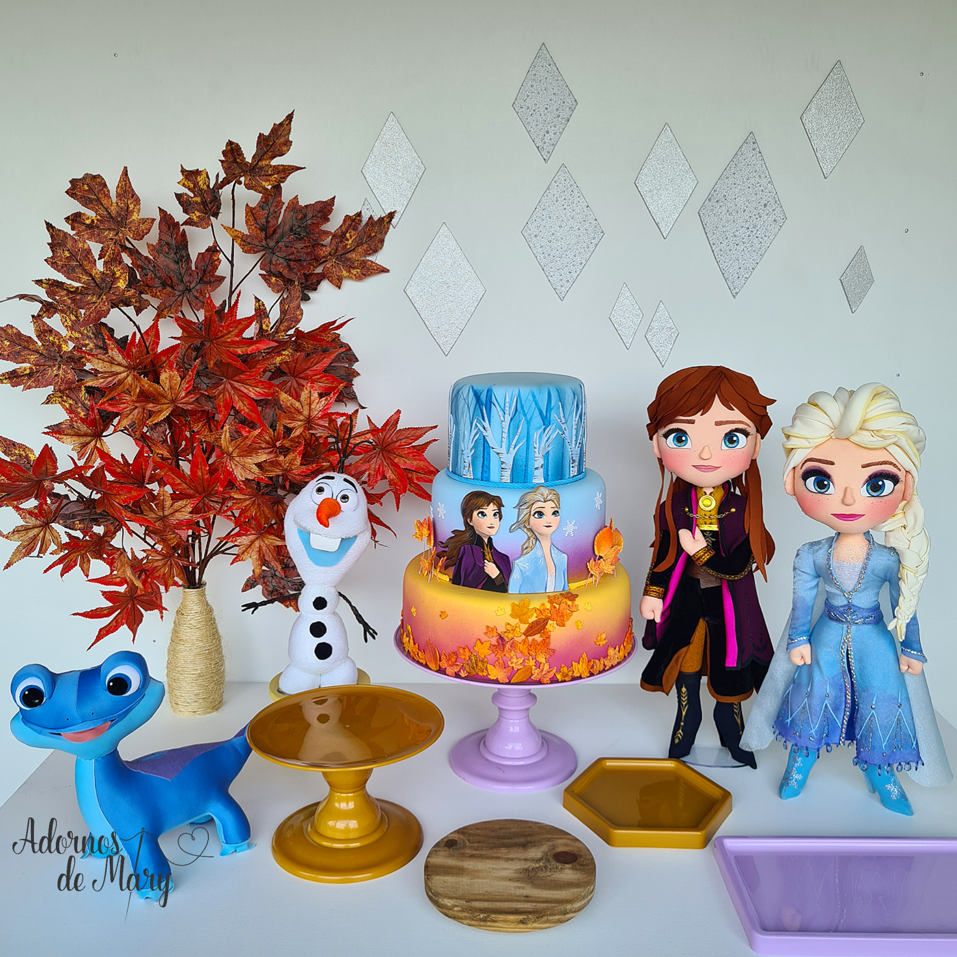 decoração frozen simples