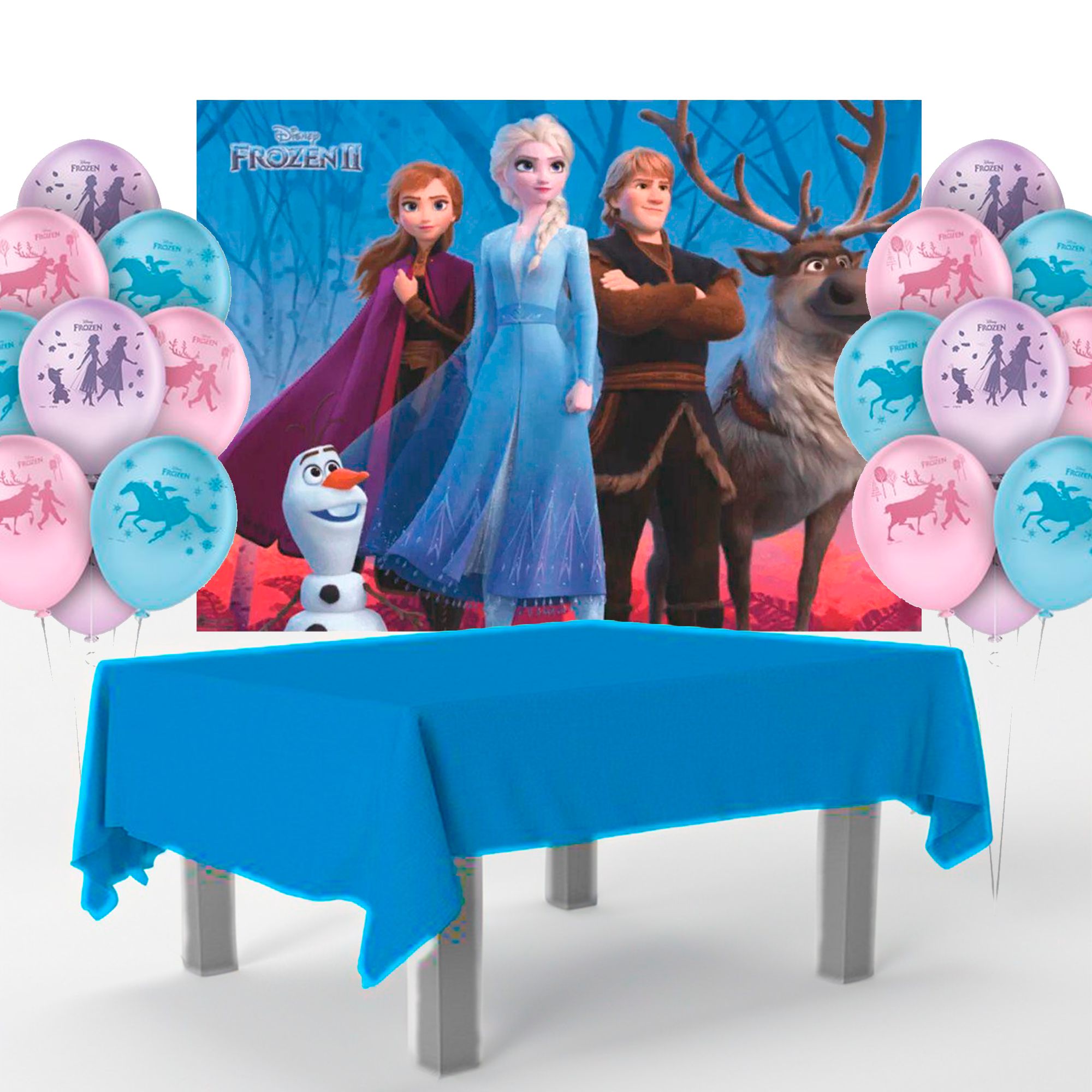 decoração frozen simples