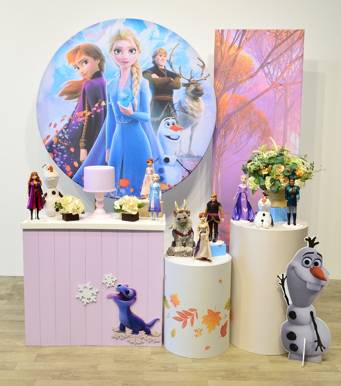 decoração frozen simples