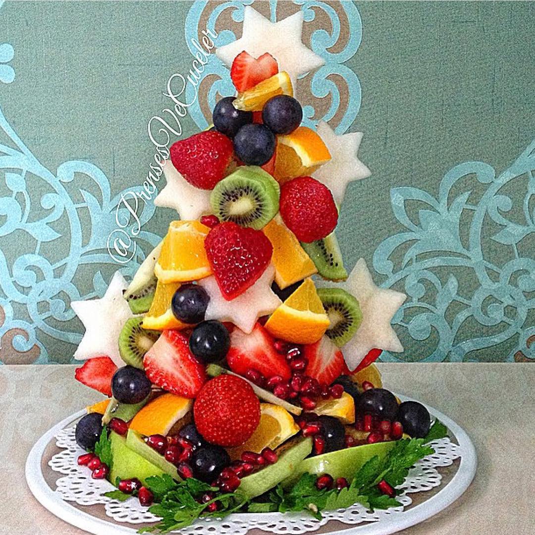 frutas naturais versus artificiais decoração natal