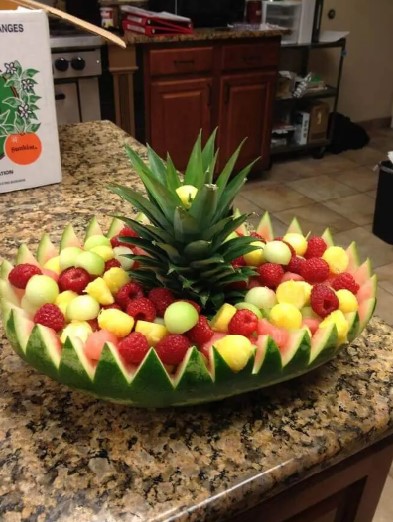 frutas naturais versus artificiais decoração natal