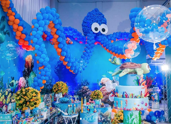 Mesa Posta Fundo do Mar: Elegância e Sofisticação para sua Festa