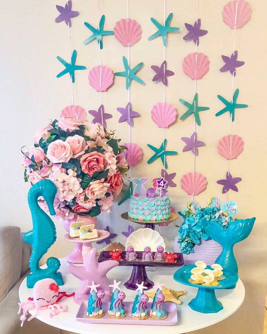 como fazer painel de balões fundo do mar para festa infantil