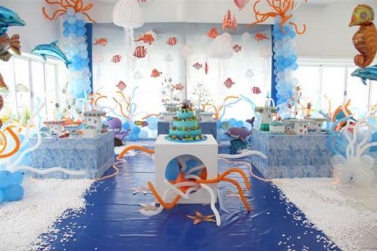 erros comuns decoração festa fundo do mar luxo