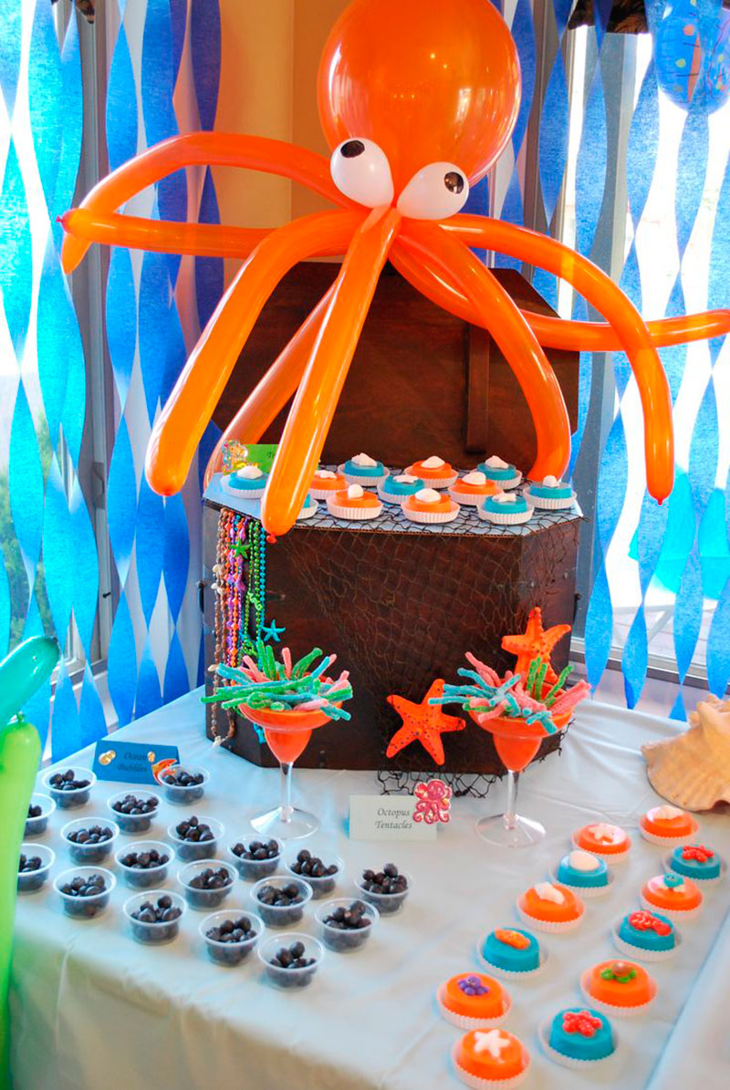 ideias decoração fundo do mar menina luxo