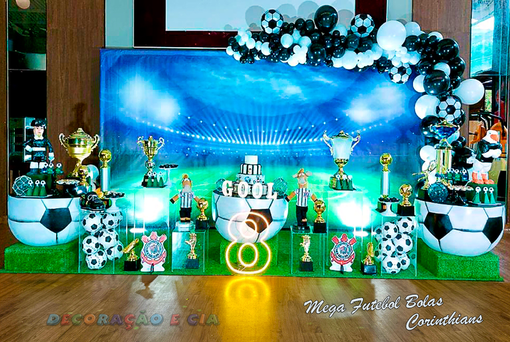 decoração futebol