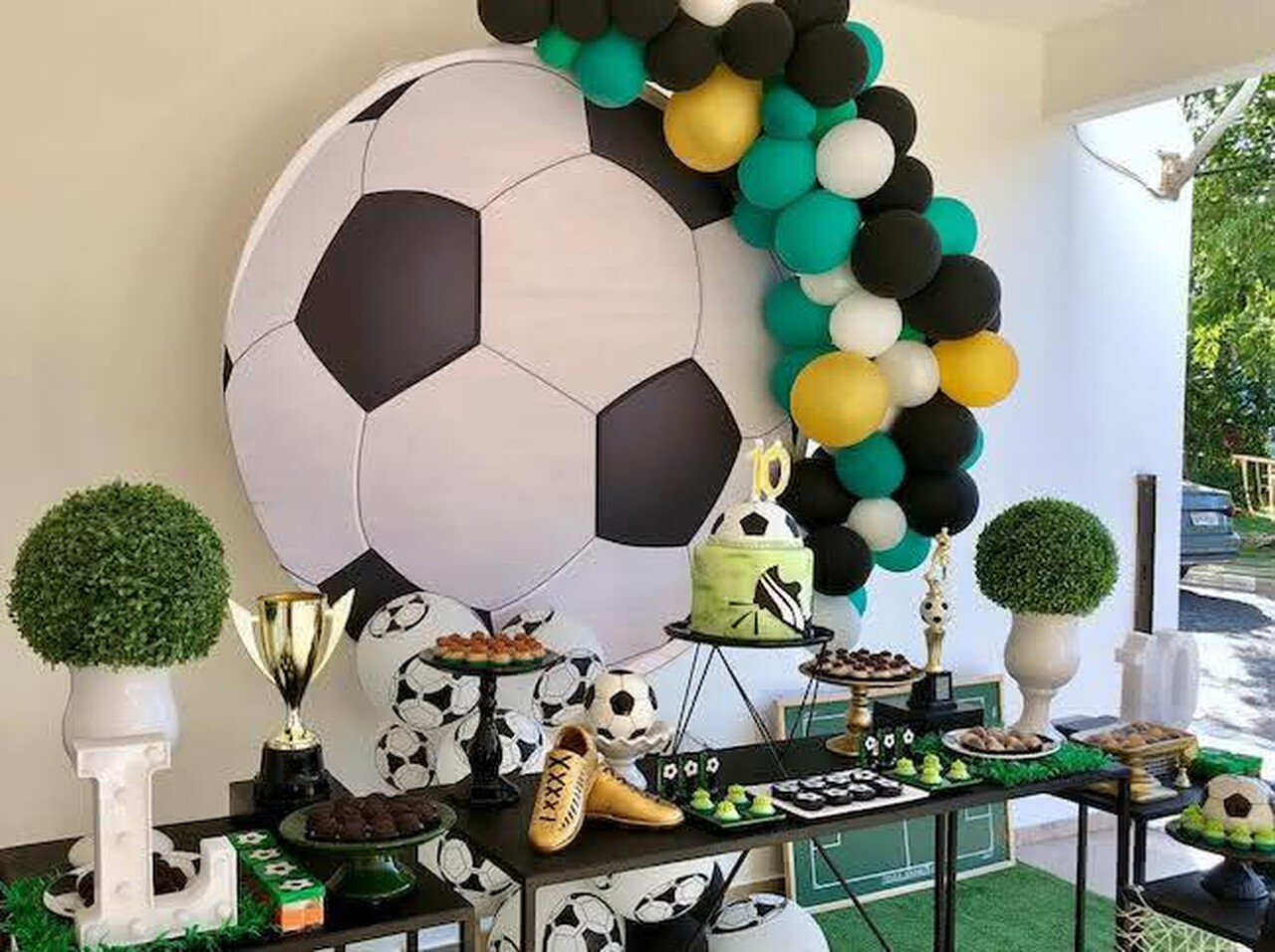 decoração futebol