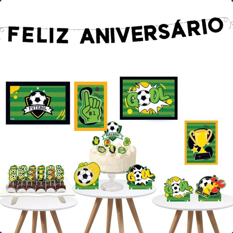 decoração futebol