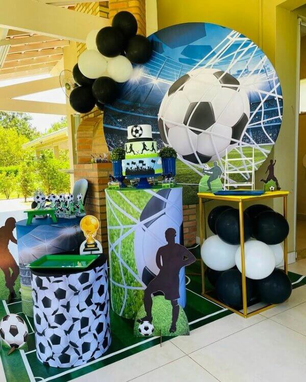 decoração futebol