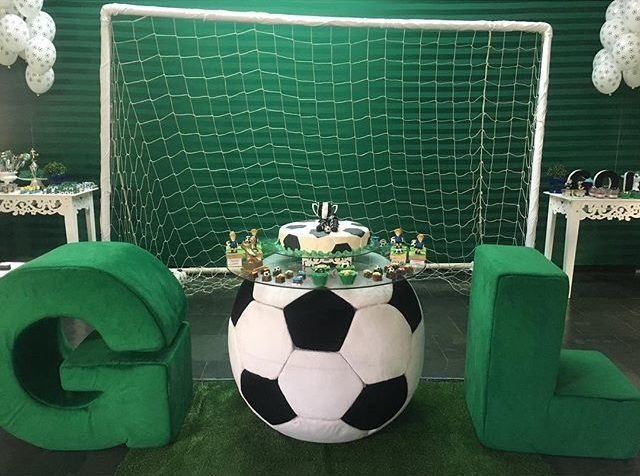 decoração futebol simples