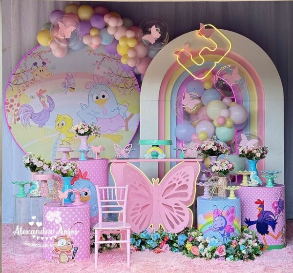 decoração galinha pintadinha