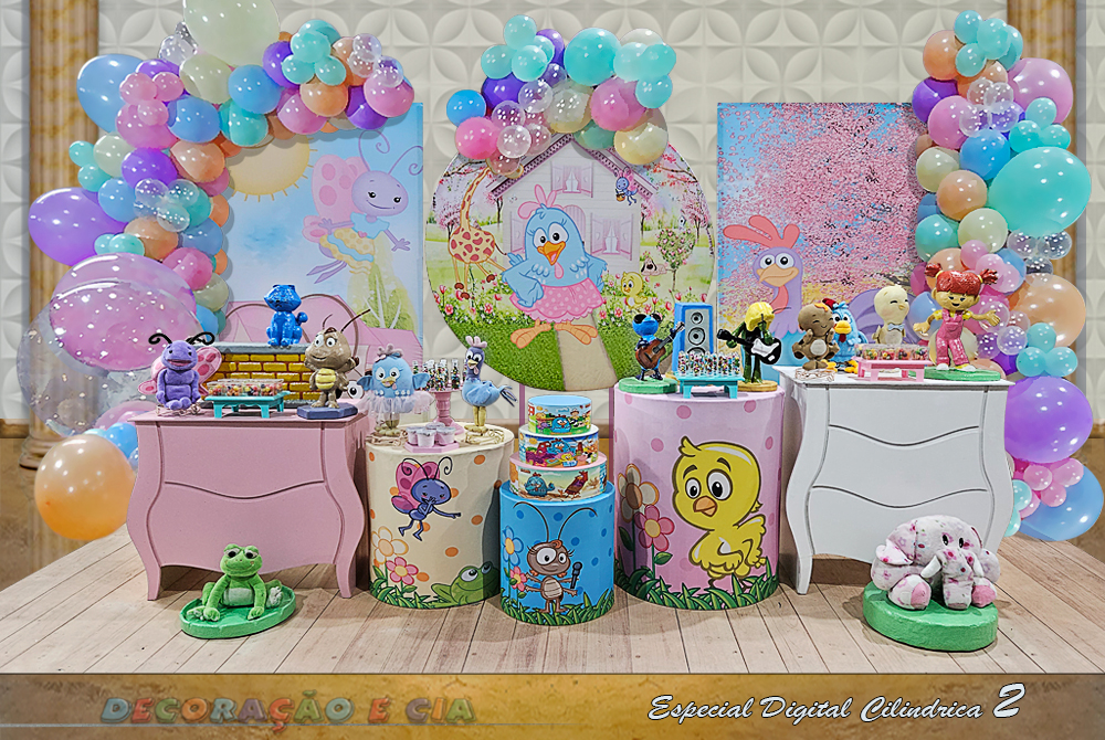 Ideias Criativas para Decoração de Festa Galinha Pintadinha Rosa