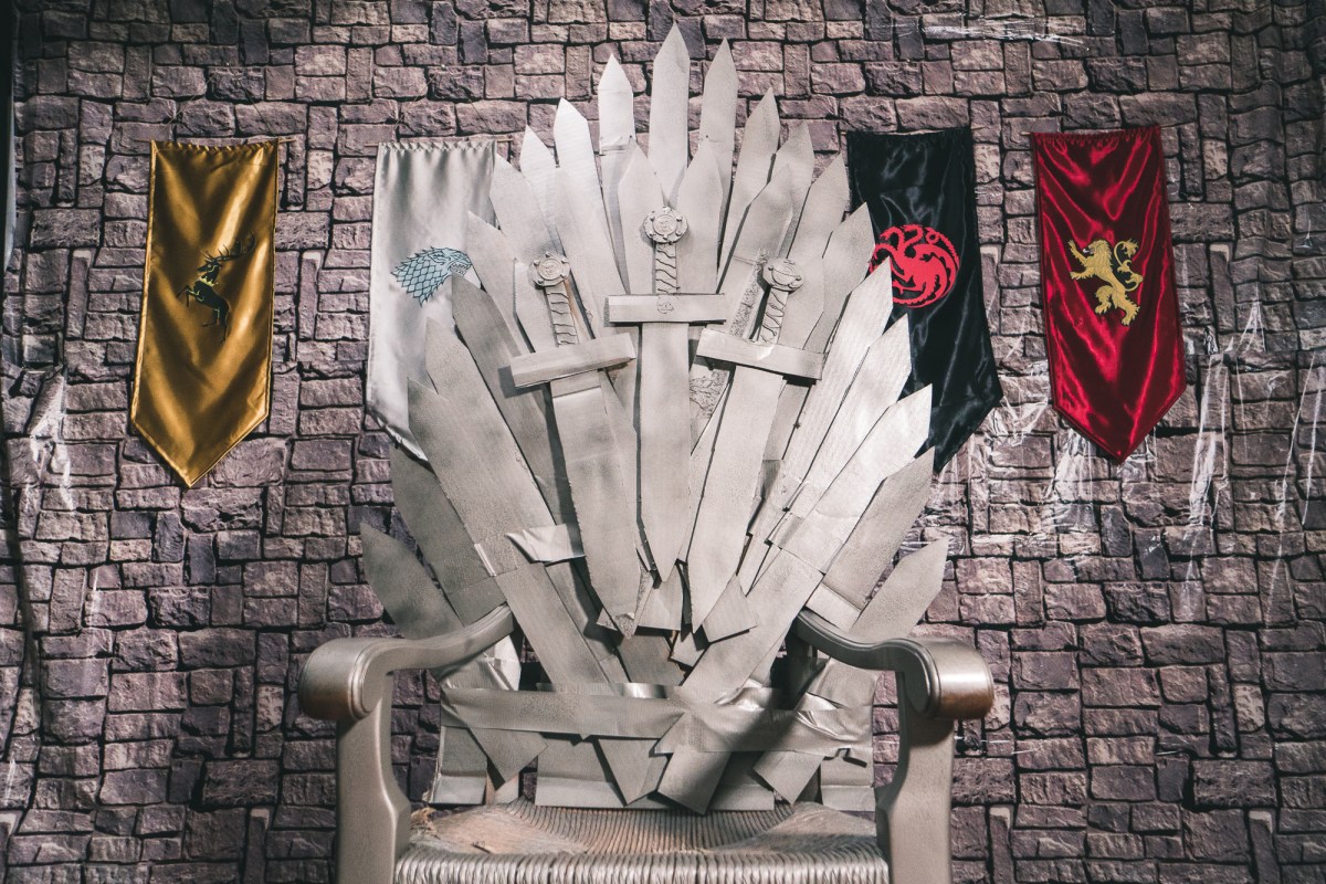 ideias de decoração game of thrones para sala